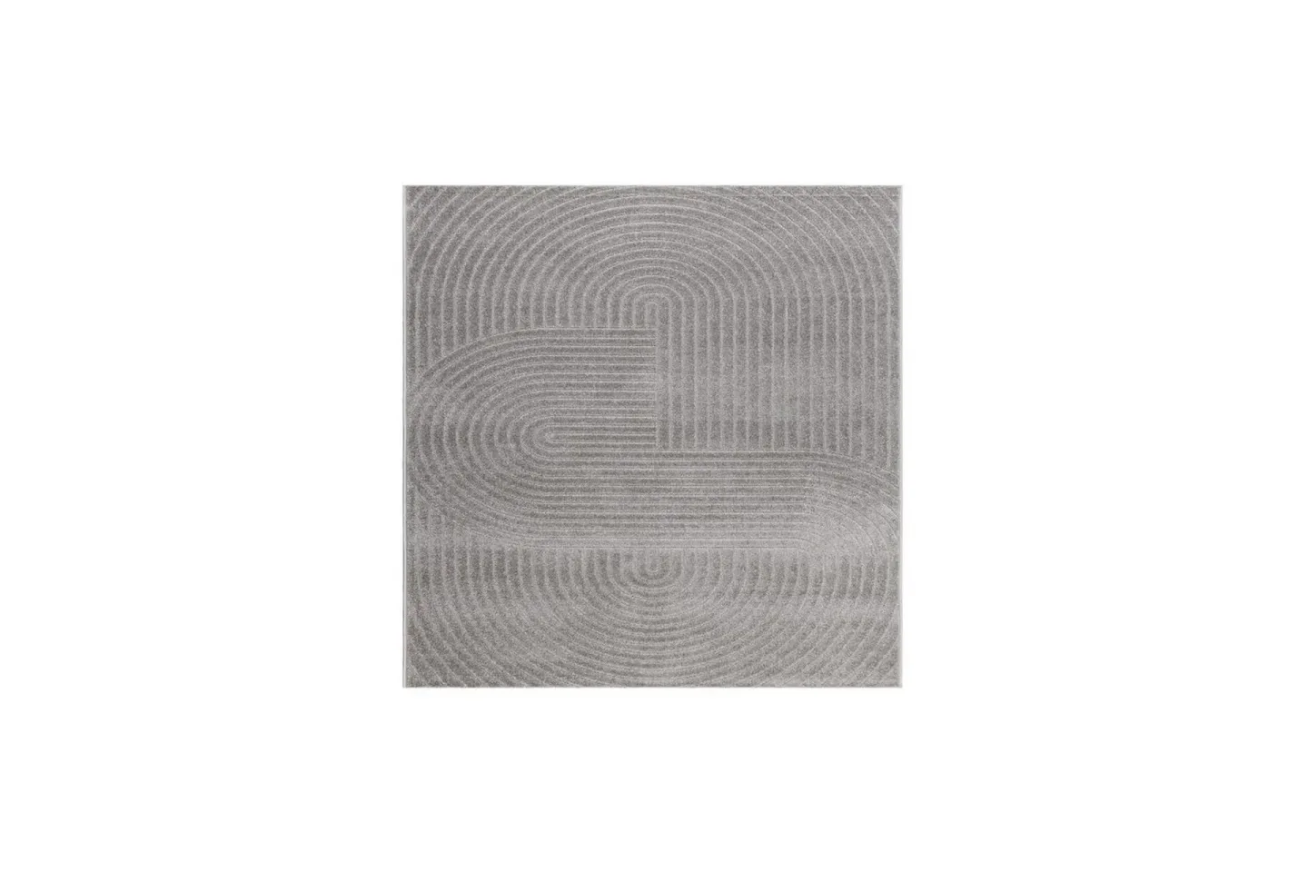 Wiltonmatta Hawaii Shape 280x280 cm, Grå - 280x280 cm, Grå