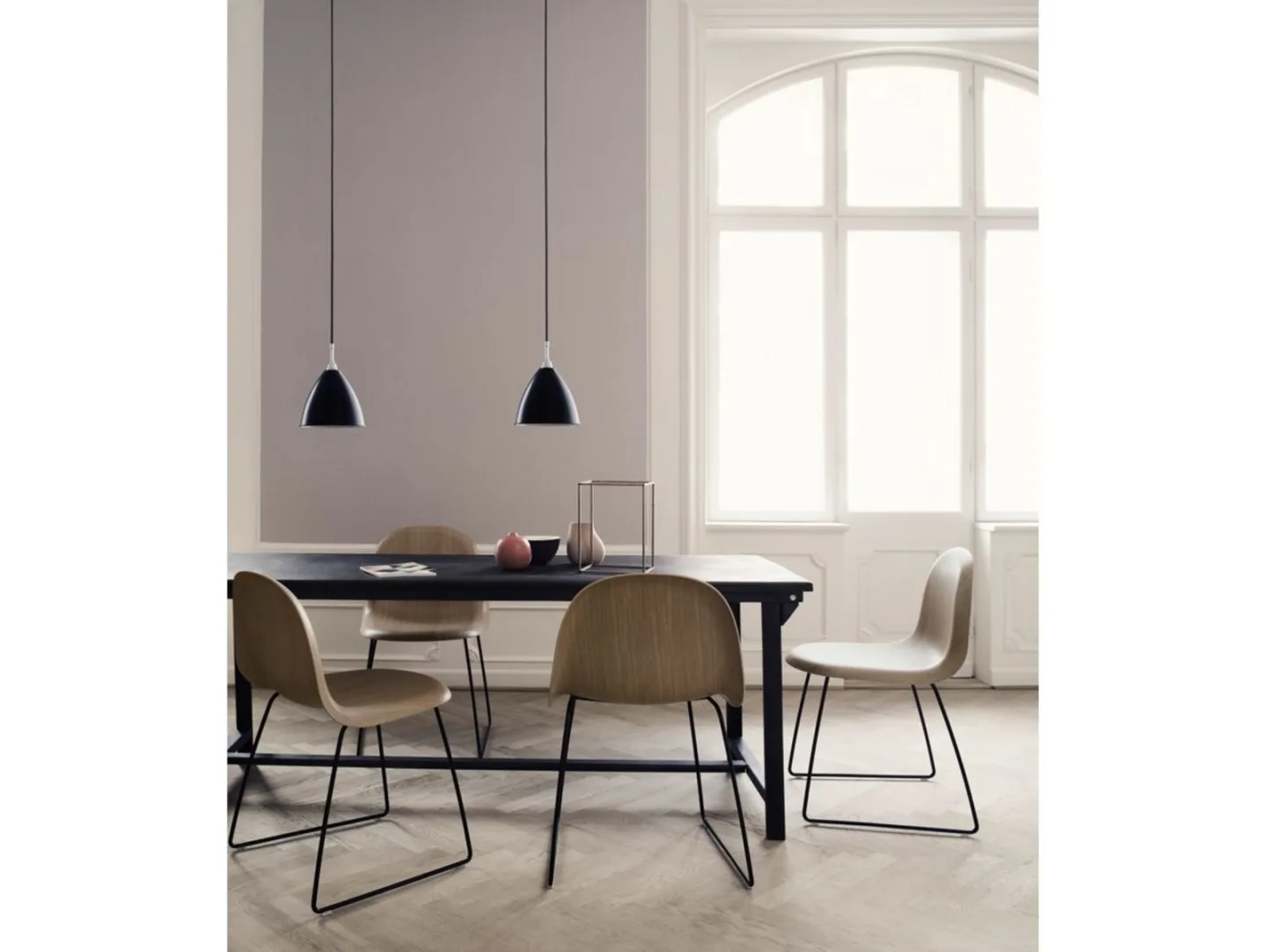 Bestlite BL9 Pendelleuchte Ø21 Messing/Porzellan - GUBI - Wohnzimmer - Metall