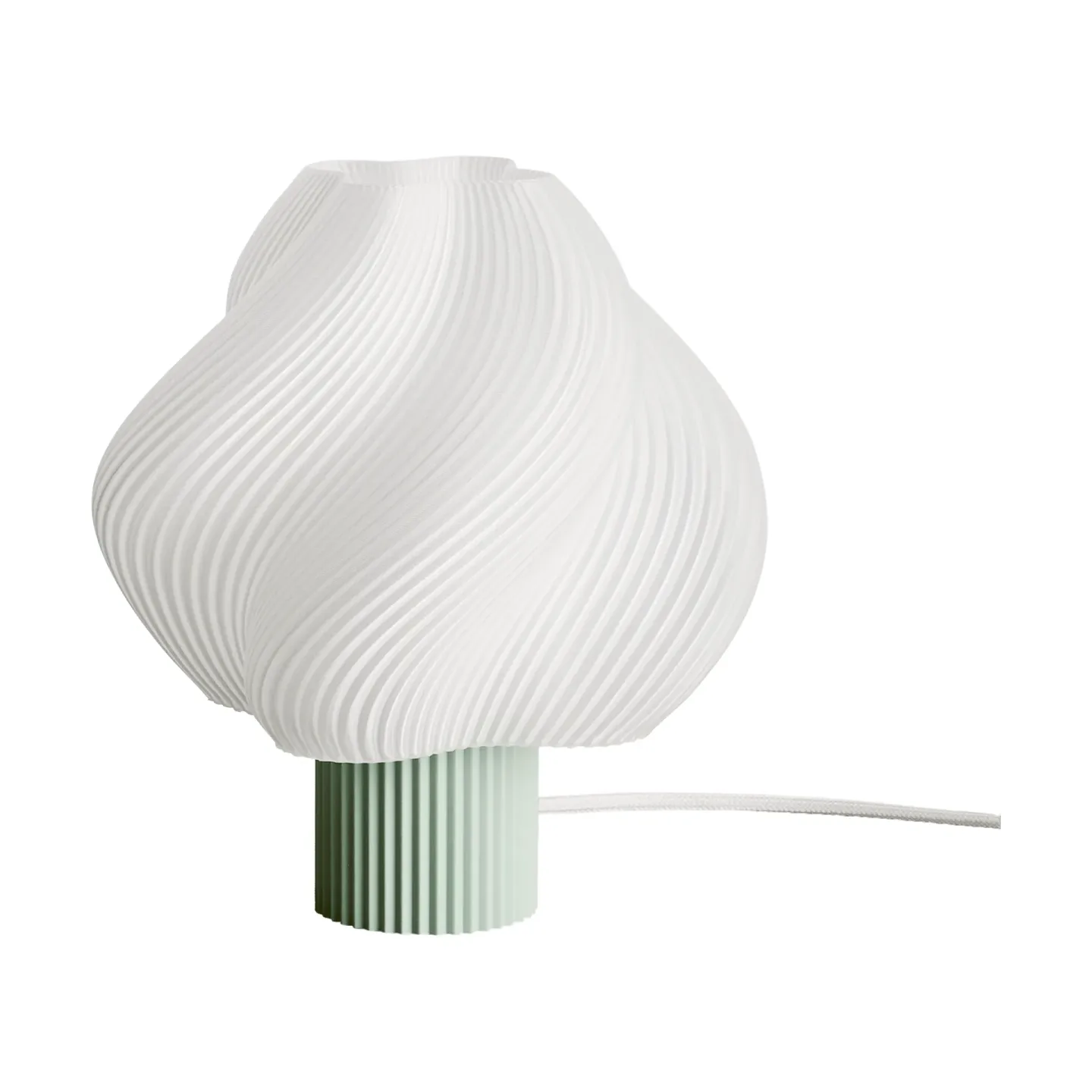 Crème Atelier Soft Serve Tischleuchte Matcha, Regular, 26 cm