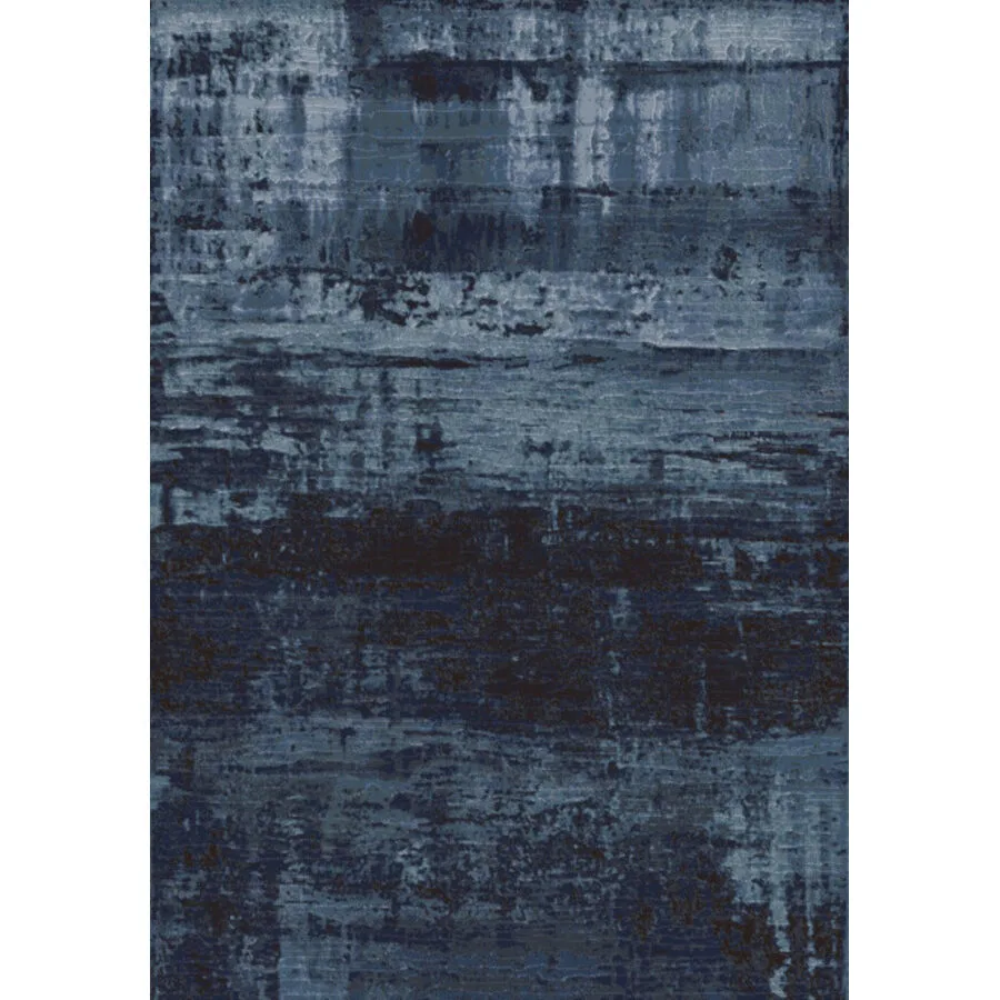 Teppich Ecco blau Farbverlauf Polypropylen 80 x 150 cm