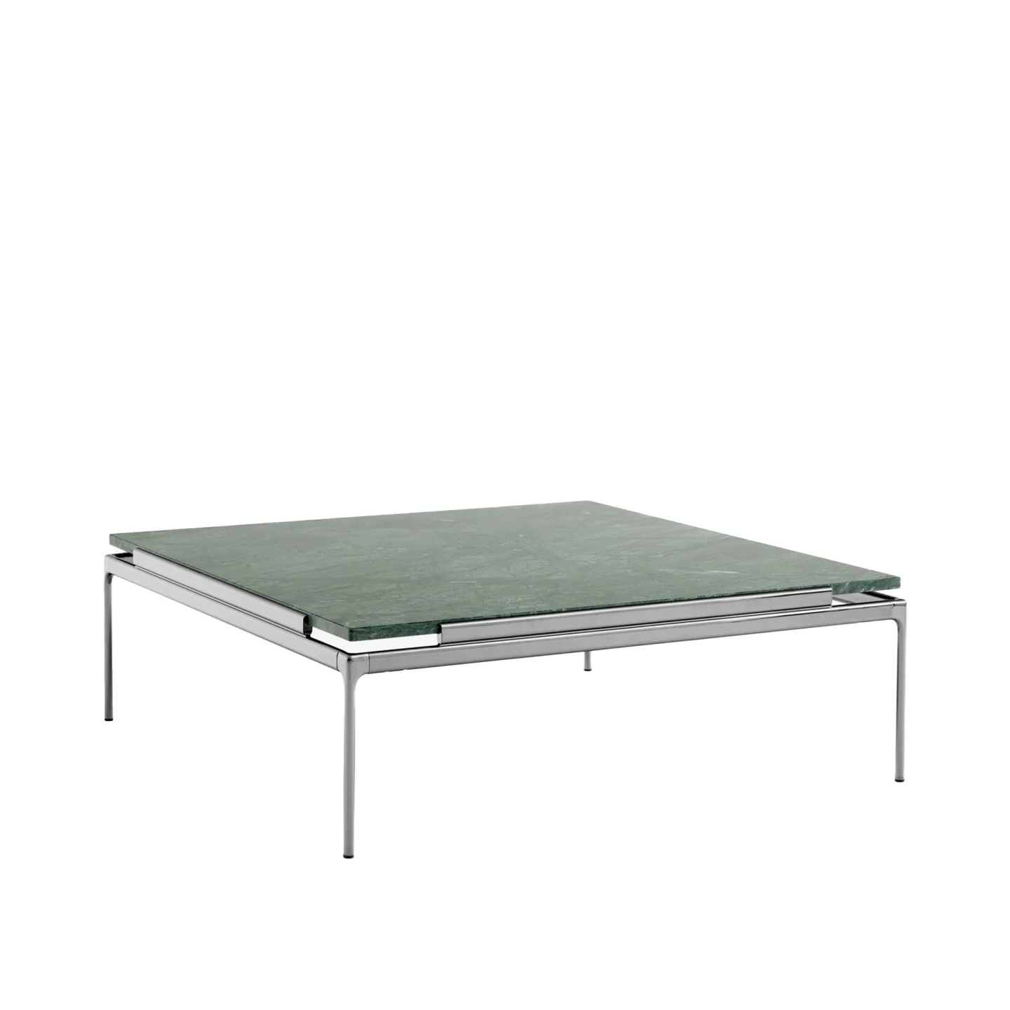 &Tradition - Sett Coffee Table LN13, Verde Guatemala/Dark Chrome - Soffbord - Luca Nichetto - Grön - Metall/Sten