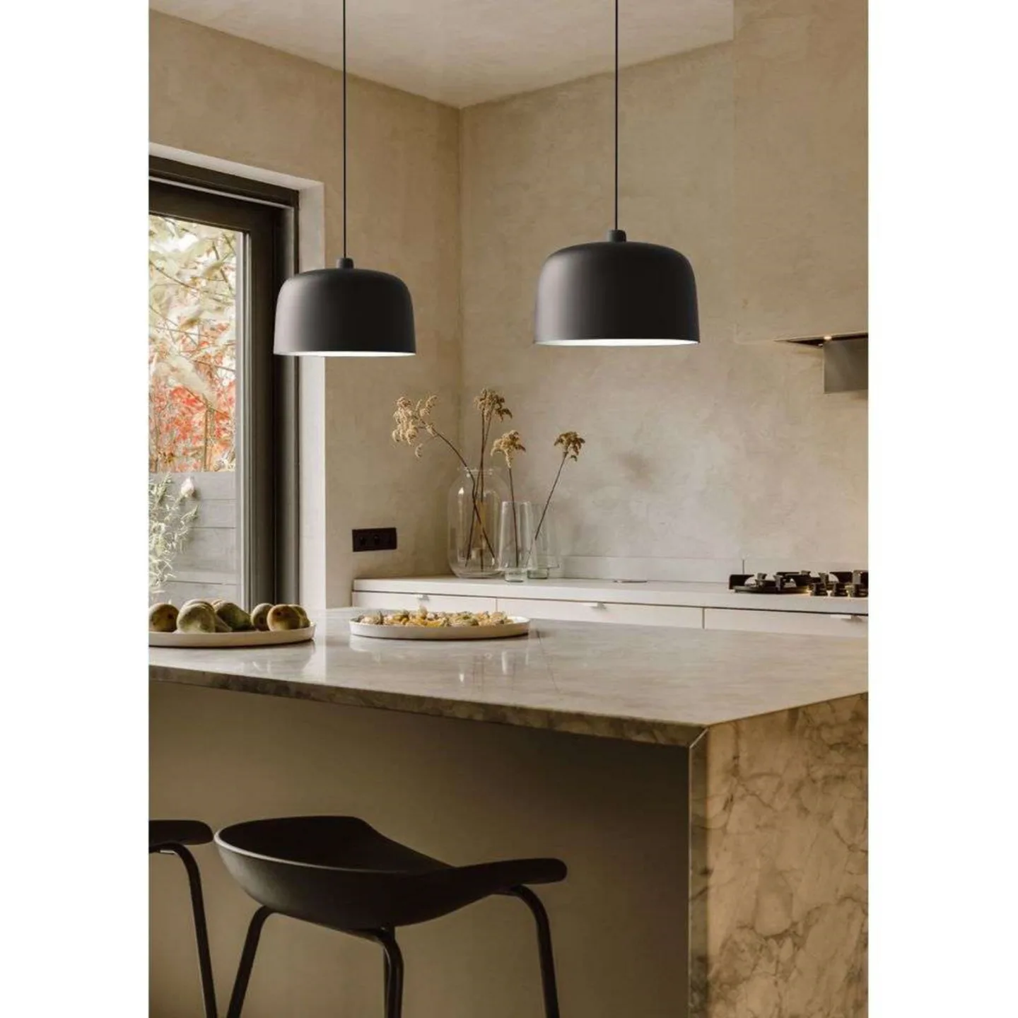 Zile Taklampa Ø40 Matt Black - Luceplan - Matsal - Metall