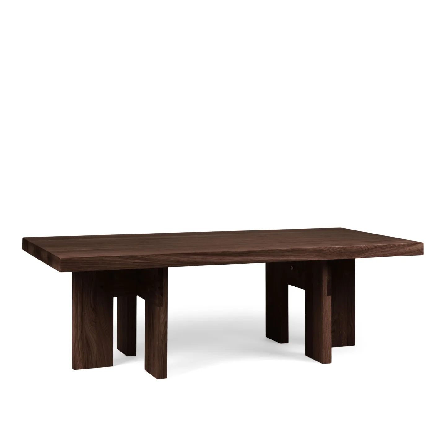 Frama - Farmhouse Rectangle soffbord dark oak - Soffbord - Brun - Trä