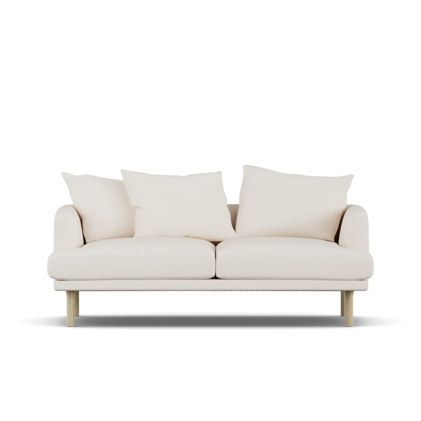 1898 Sjövik soffa Caleido Beige 9600-vitoljad ek, 2,5-sits