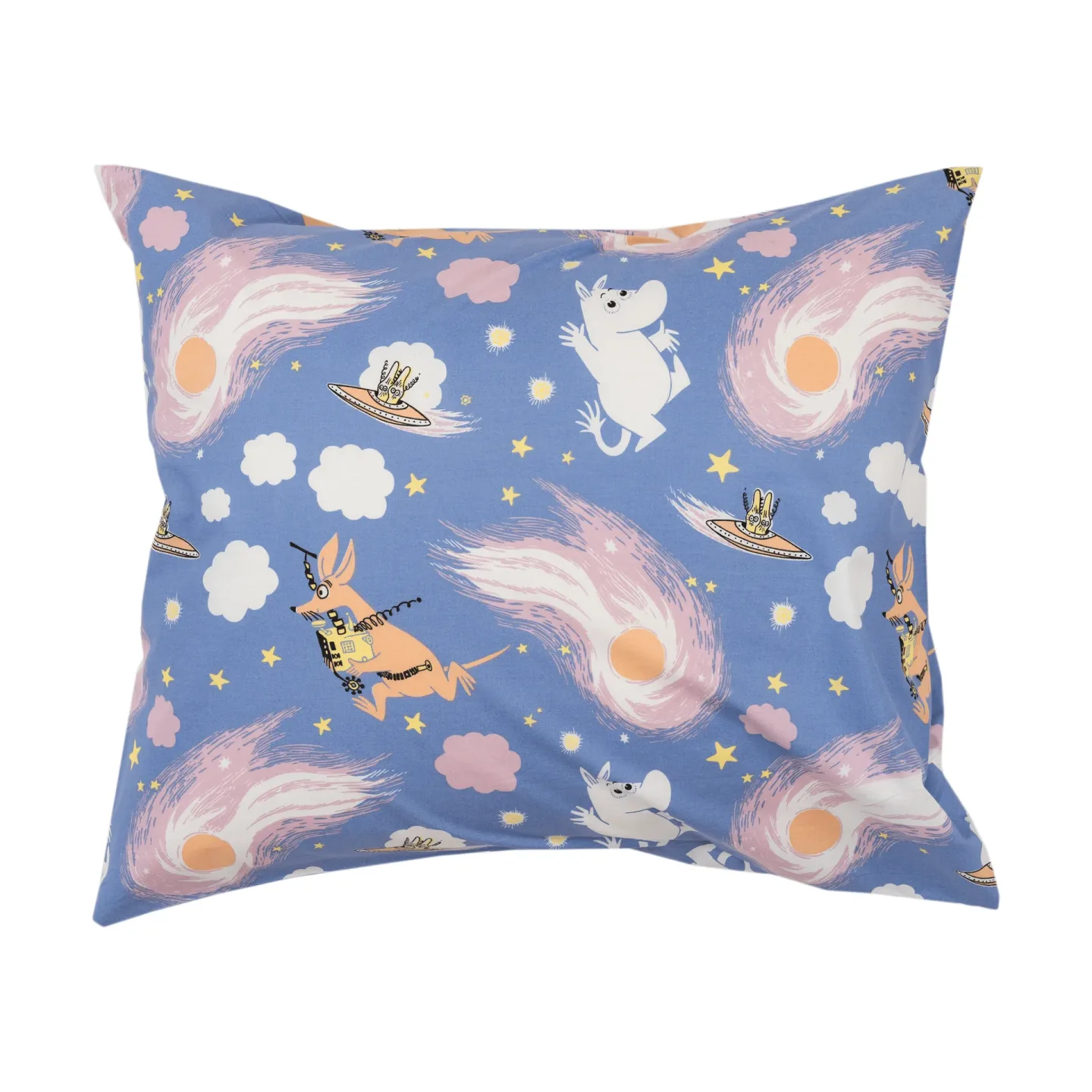 Moomin Arabia Mumin Kopfkissenbezug Rymdäventyr GOTS, 50x60 cm