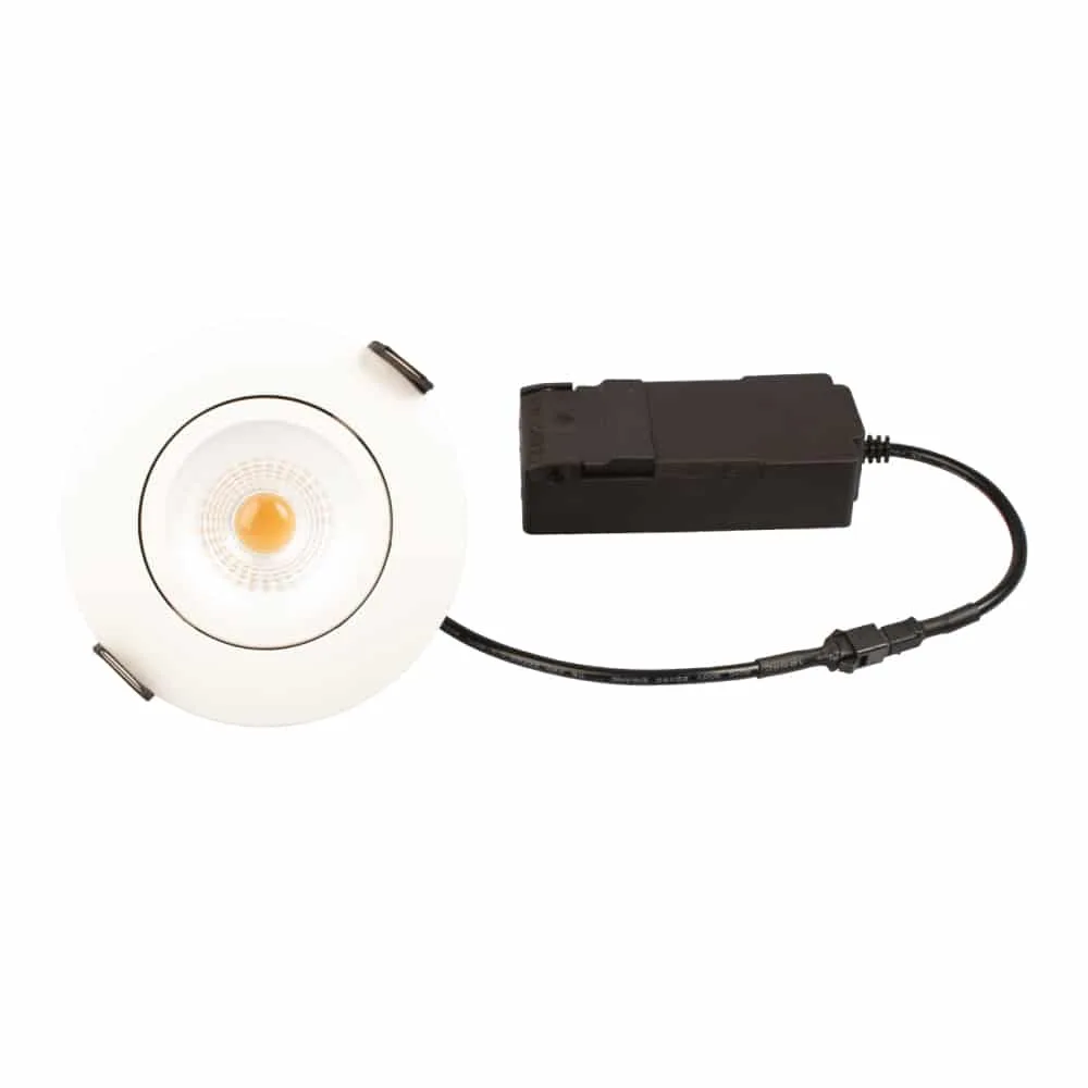 Luna Elite Spot Låg profil IP44 Dim 930 Matt vit