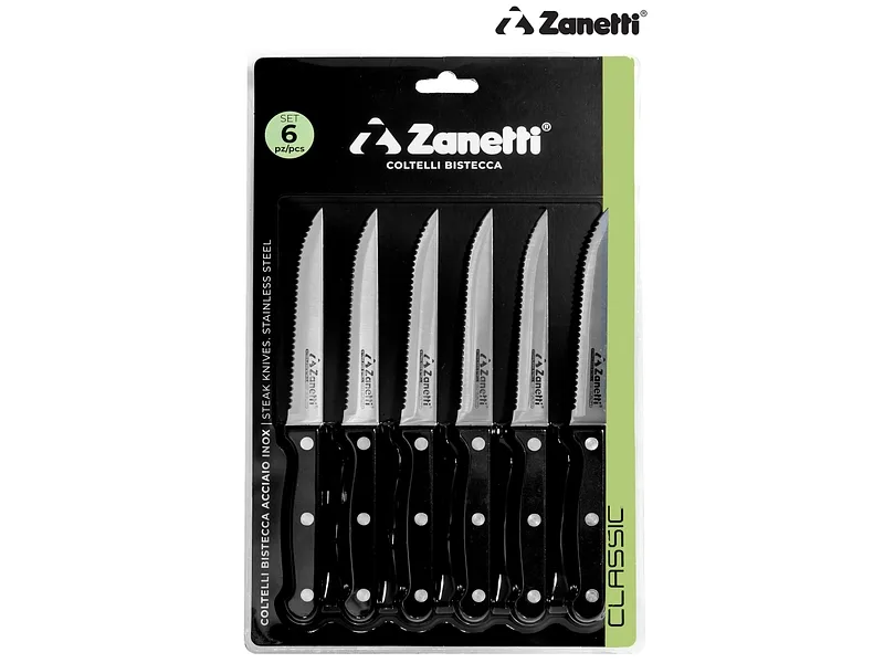 ZANETTI Messerset CLASSIC Edelstahl edelstahl