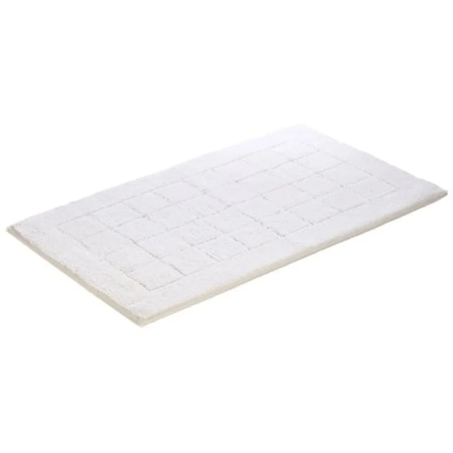 Vossen Badteppich Exclusive Weiss Baumwolle 67 cm 120 cm