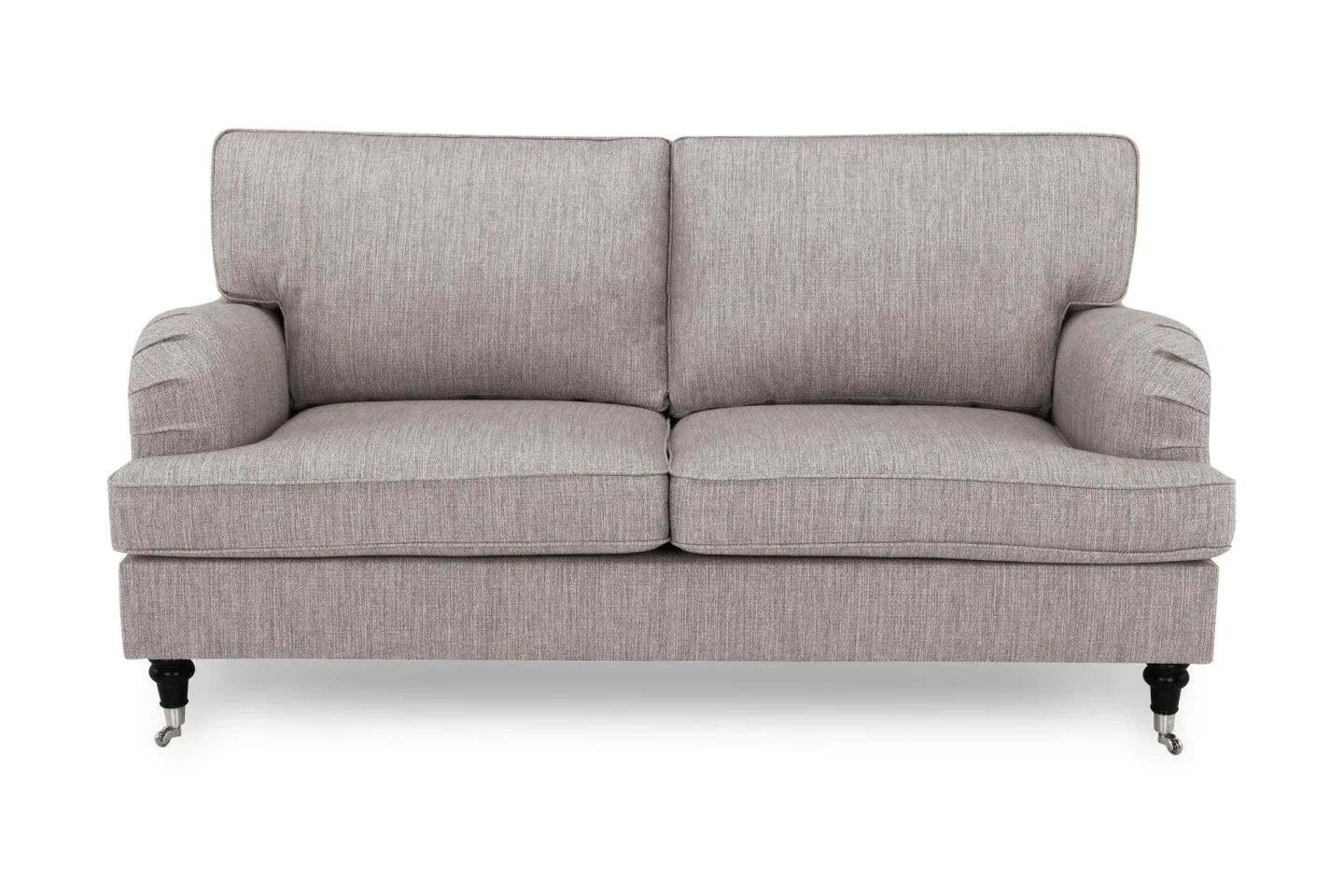 Howard Classic 2-sits Tygsoffa - Beige / Grå