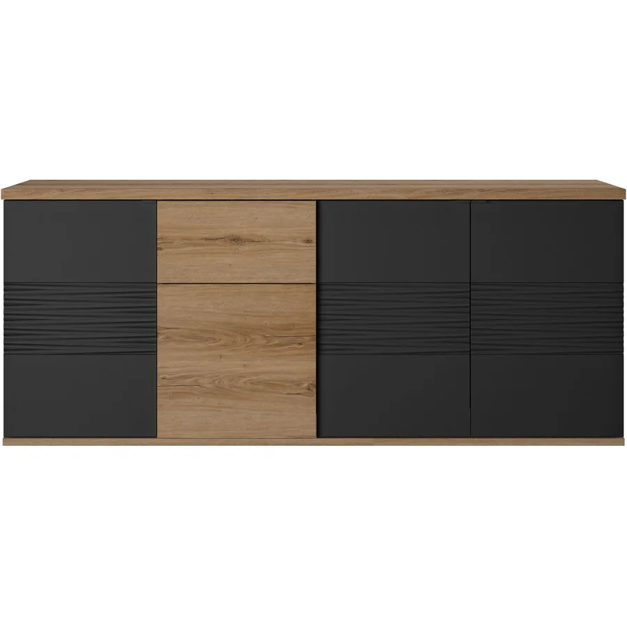 Sideboard Otello eiche Holzwerkstoff B 47 H 87 cm
