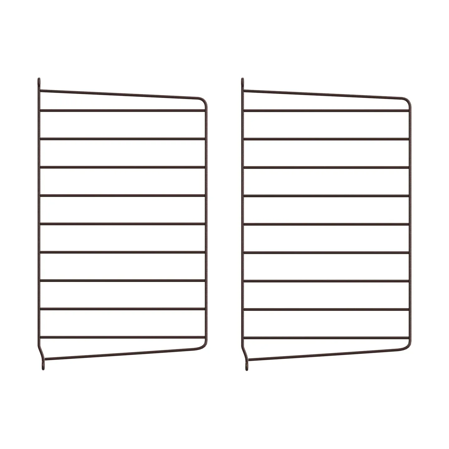 String String Wandleiter Dunkelbraun, 50x30 cm, 2-teilig