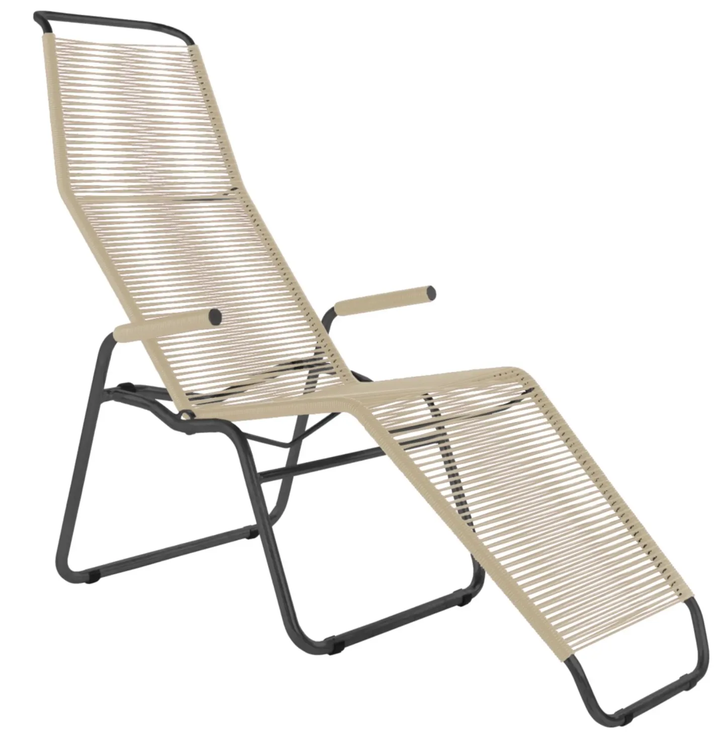Schaffner Spaghetti-Liege Brissago Beige | Schubiger Möbel