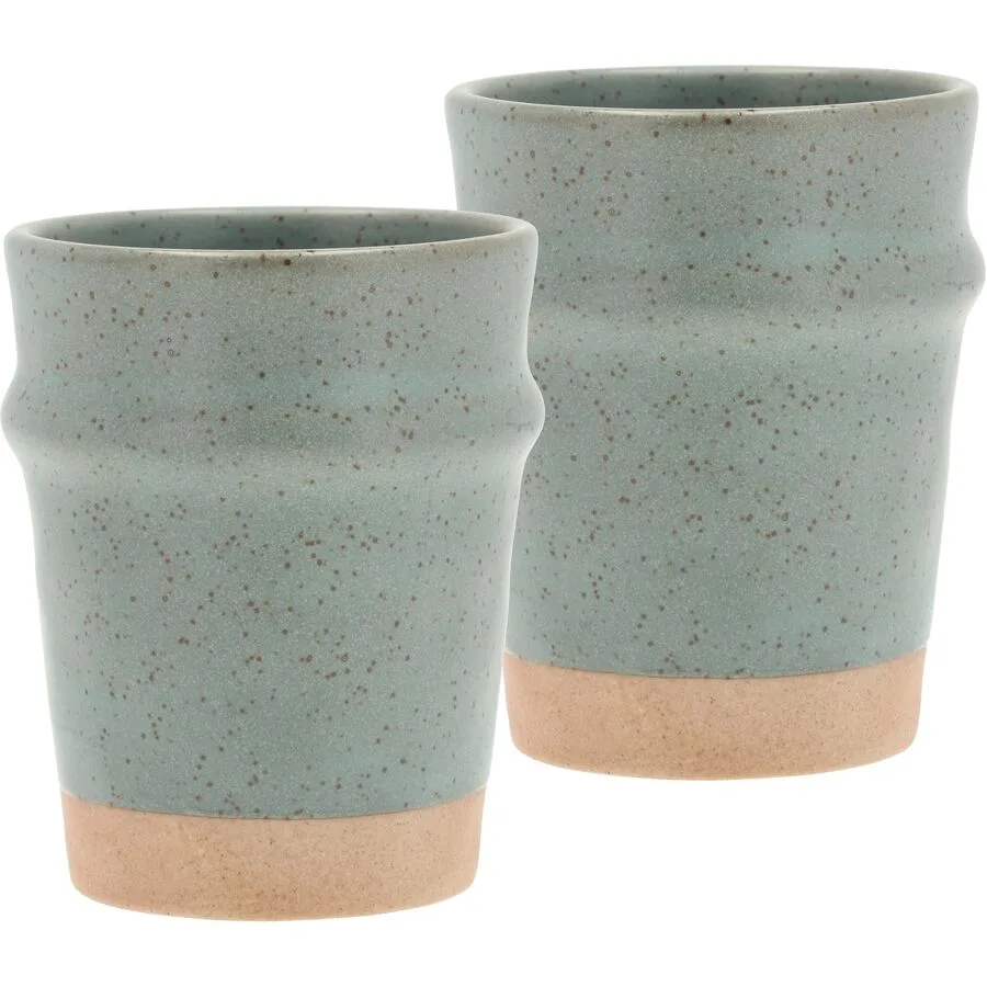 Becher Villa Grün Porzellan 10 cm