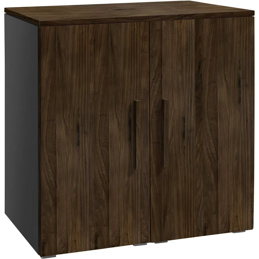 Hasena Kommode Airi anthrazit/Nussbaum Holz/MDF B 90 H 86 cm
