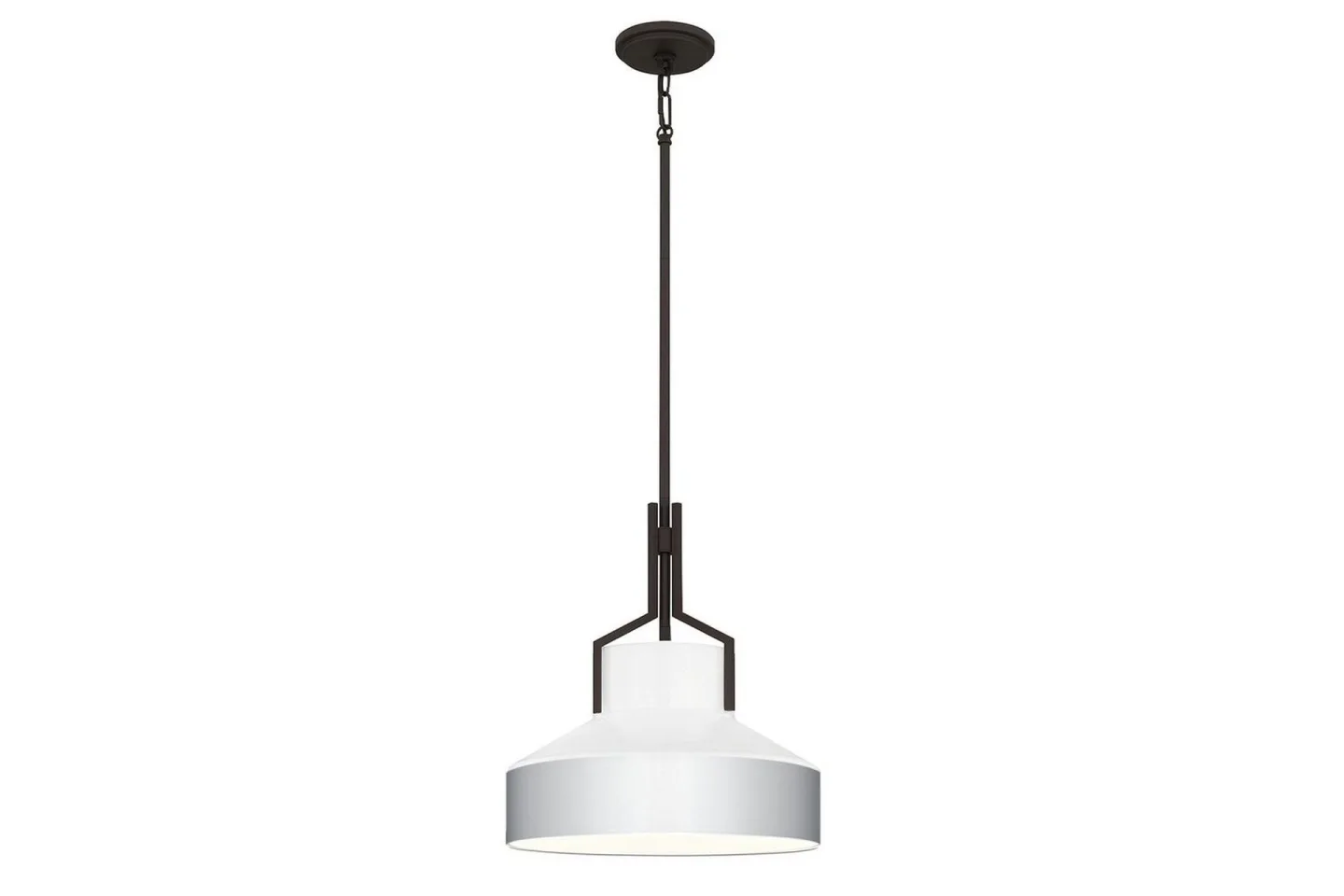Brecken Quoizel Taklampa - Bronze||White