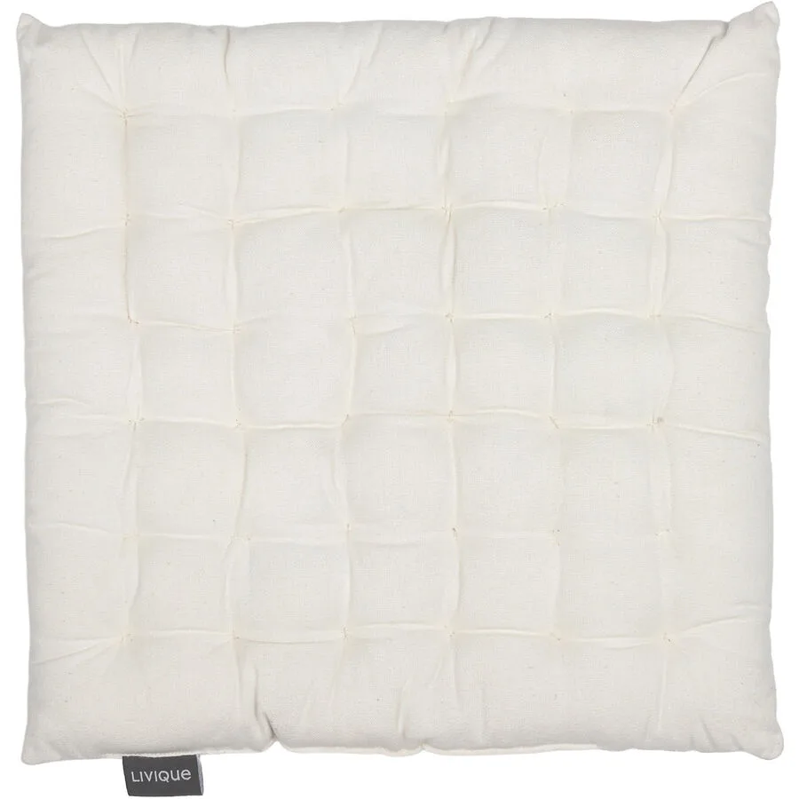 Sitzkissen Monaco offwhite Baumwolle