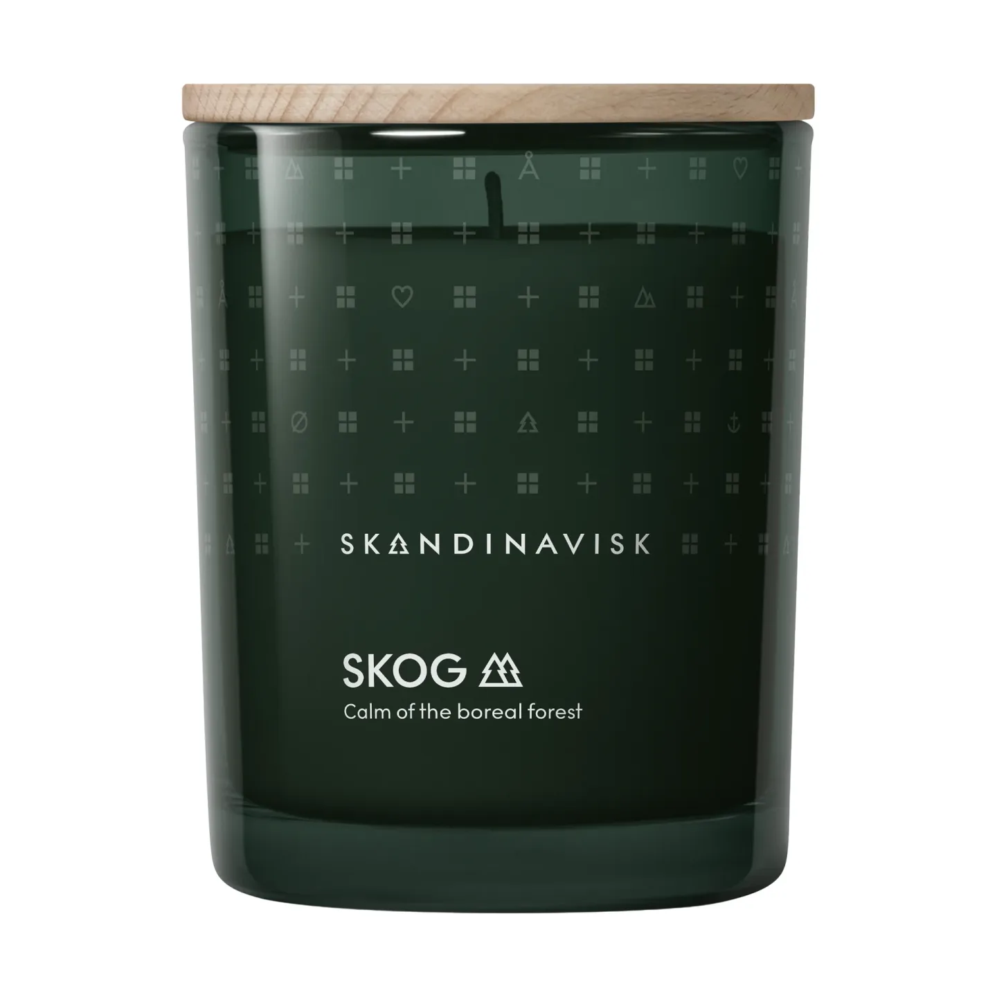 Skandinavisk Skog doftljus med lock 200 g