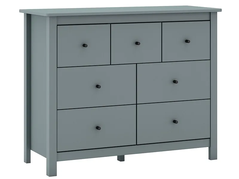 Kommode MARCKERIC MISTI 7 Schubladen 40x110x80cm grün matt