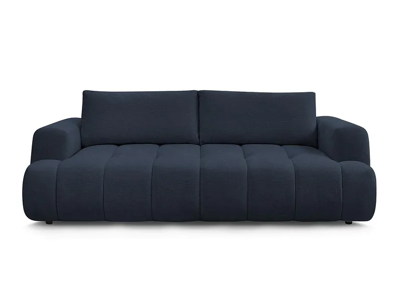 3er Sofa BOBOCHIC FUJI Stoff dunkelblau