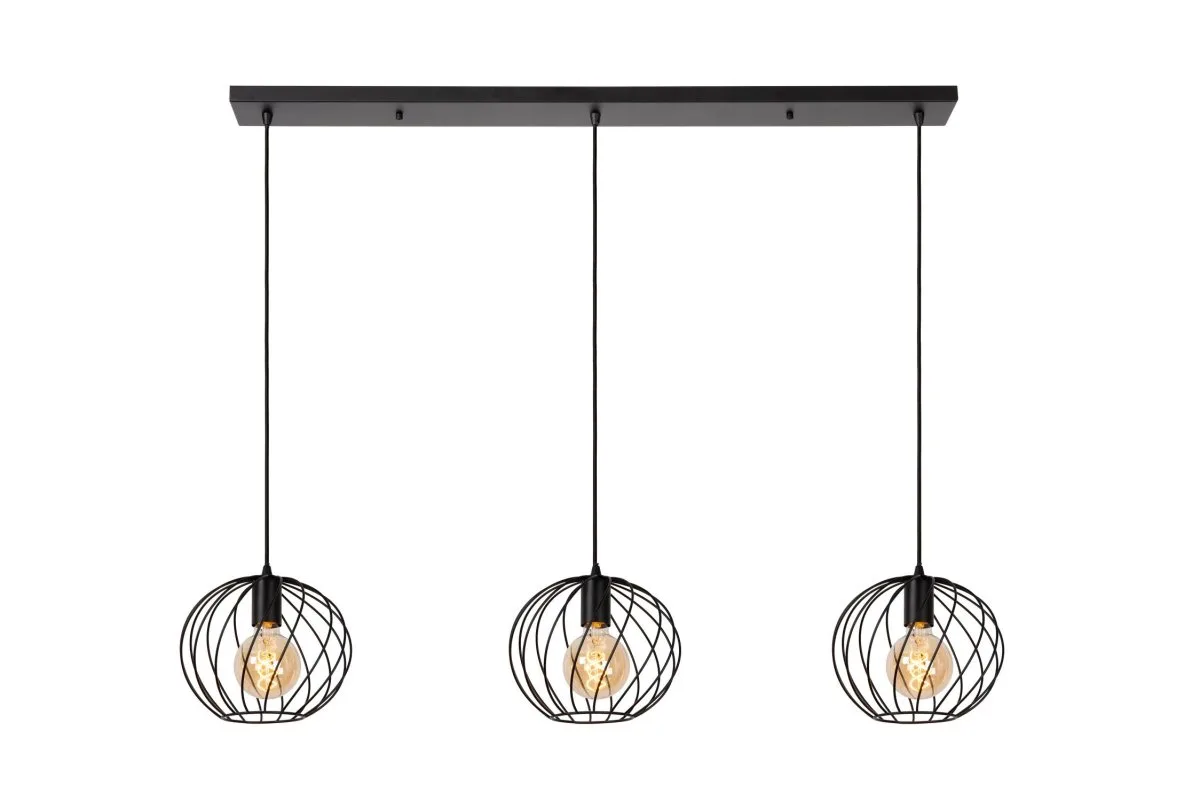 Lucide - Danza 130cm - Taklampa - Svart