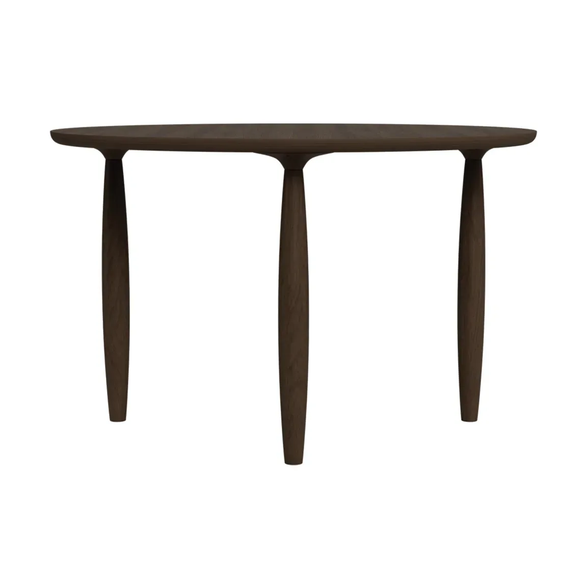 NORR11 Oku matbord Dark smoked oak, Ø120 cm
