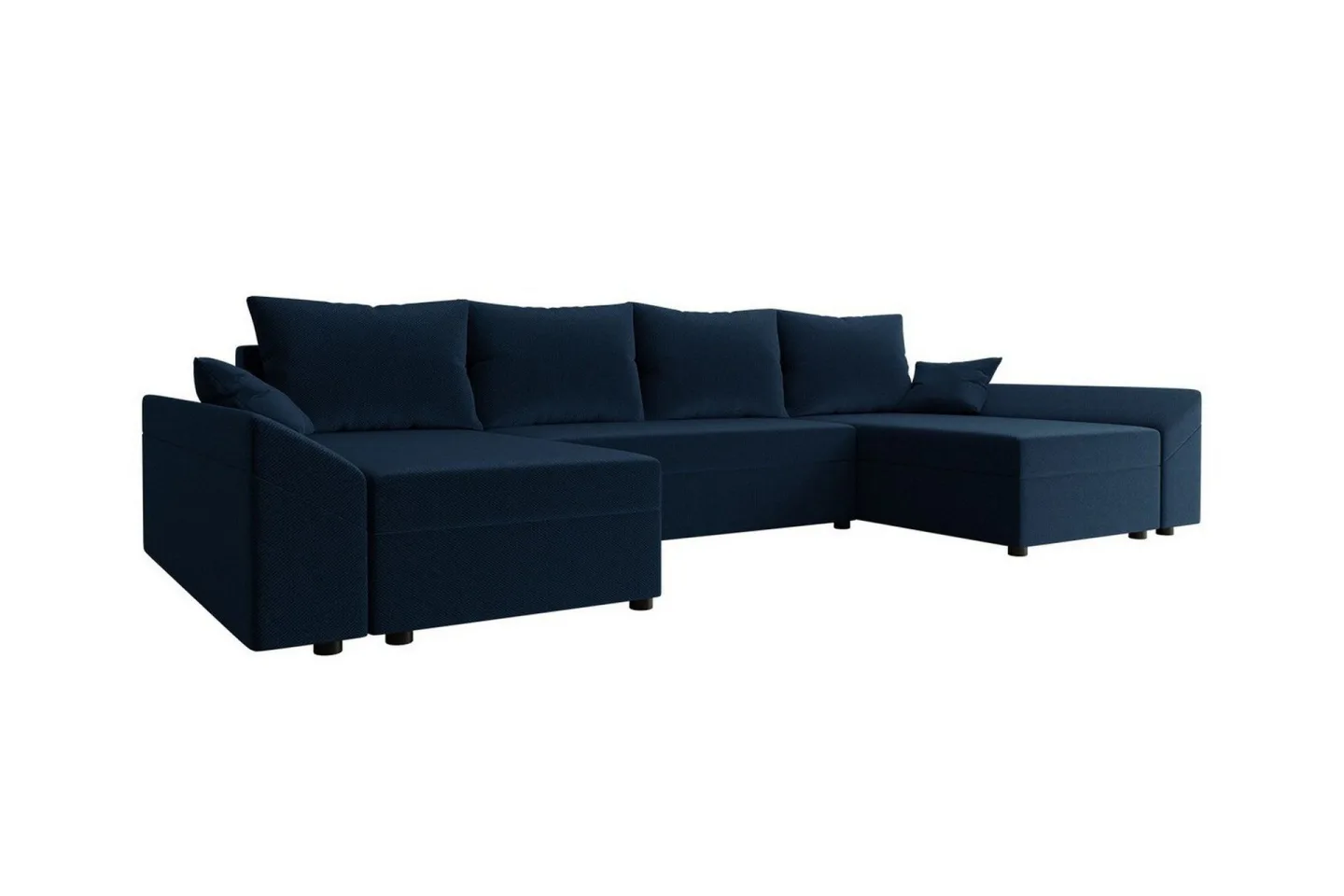 Midfeld 4-sits Hörnbäddsoffa blue -