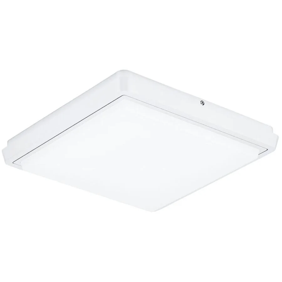 Deckenlampe Irma Weiss 24 cm 3.8 cm - Material: Aluminium / Acrylglas - LED - LED Energiesparlampen