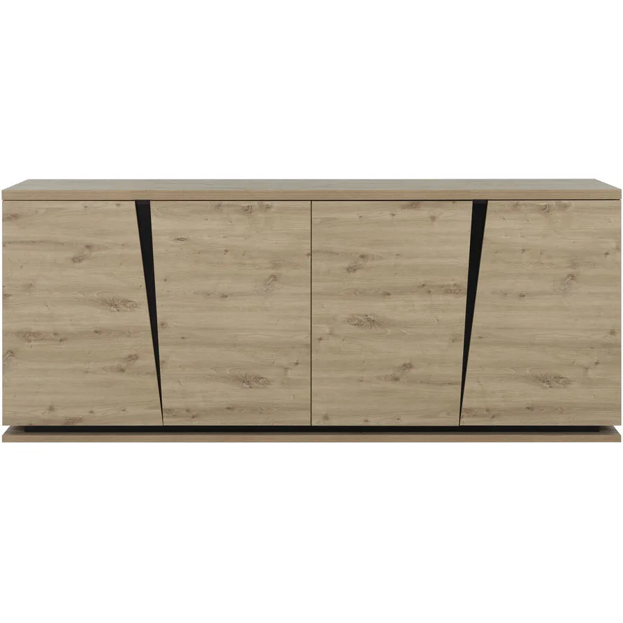 Sideboard Crack eiche Holzwerkstoff B 45 H 91 cm