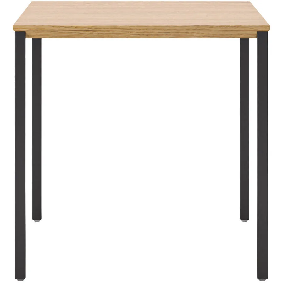 Beistelltisch Barillo Schwarz Holz 40 cm - Material: Eiche