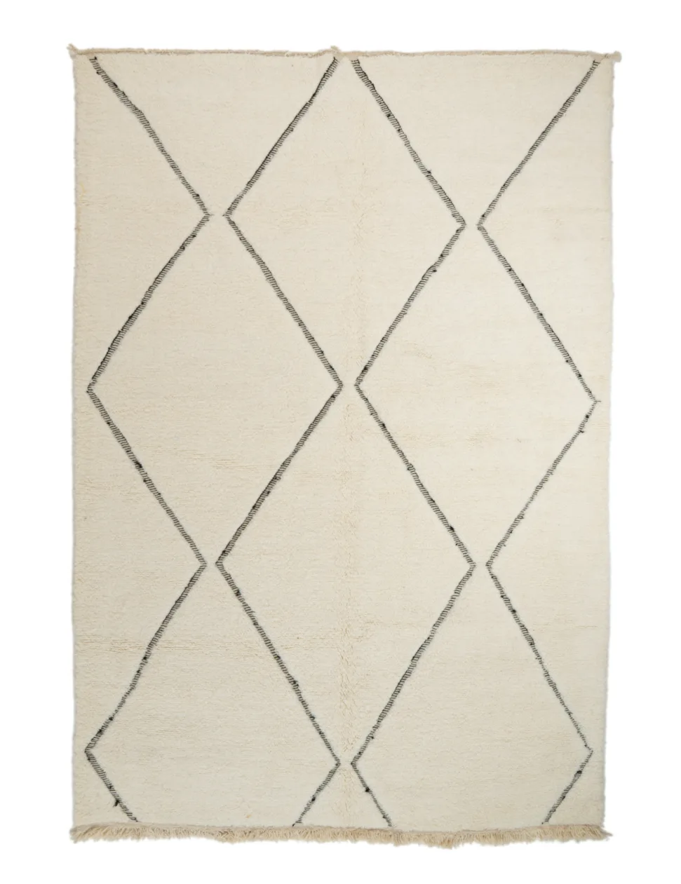 Kelim-teppe Marokkansk Beni Ourain 205 x 295 cm (Størrelse: 205 x 295 cm)