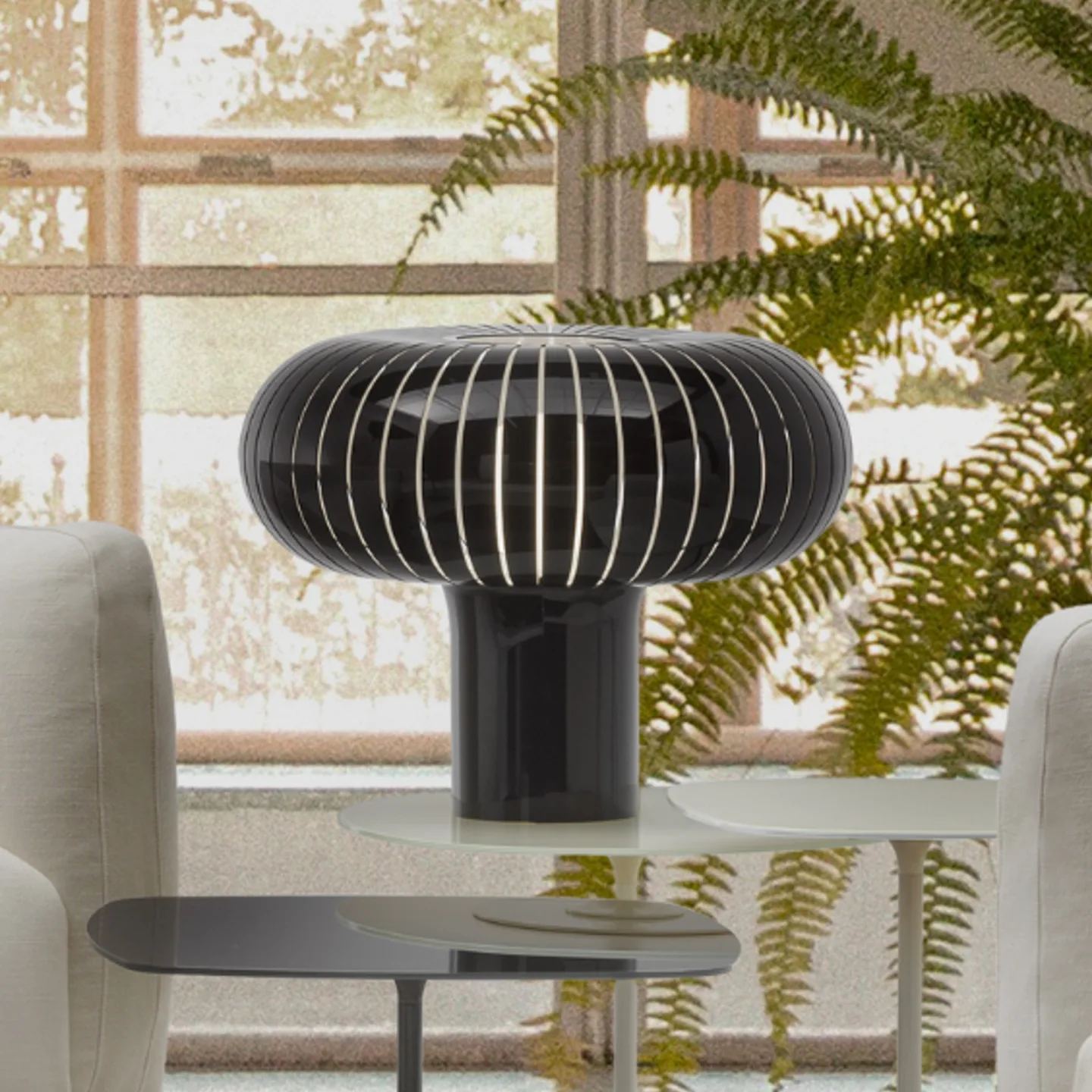 Teresa bordslampa svart - Kartell - Vardagsrum - Design - Plast - Med lampskärm