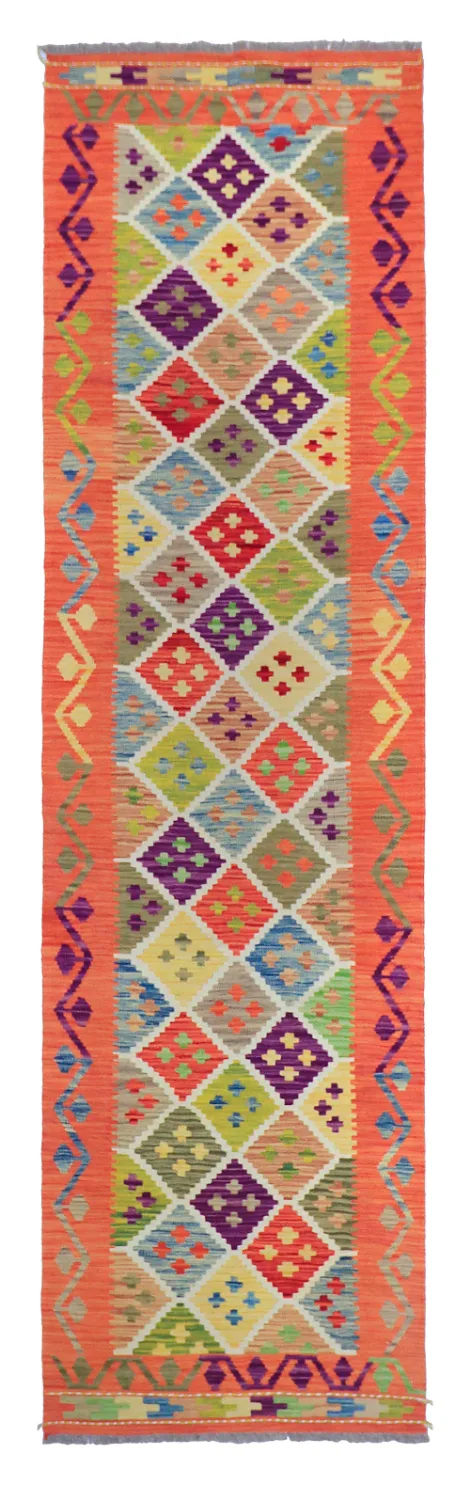 Orientalsk Teppe - Vegi Kelim Hand Woven - 79 x 298 cm (Størrelse: 79 x 298 cm)