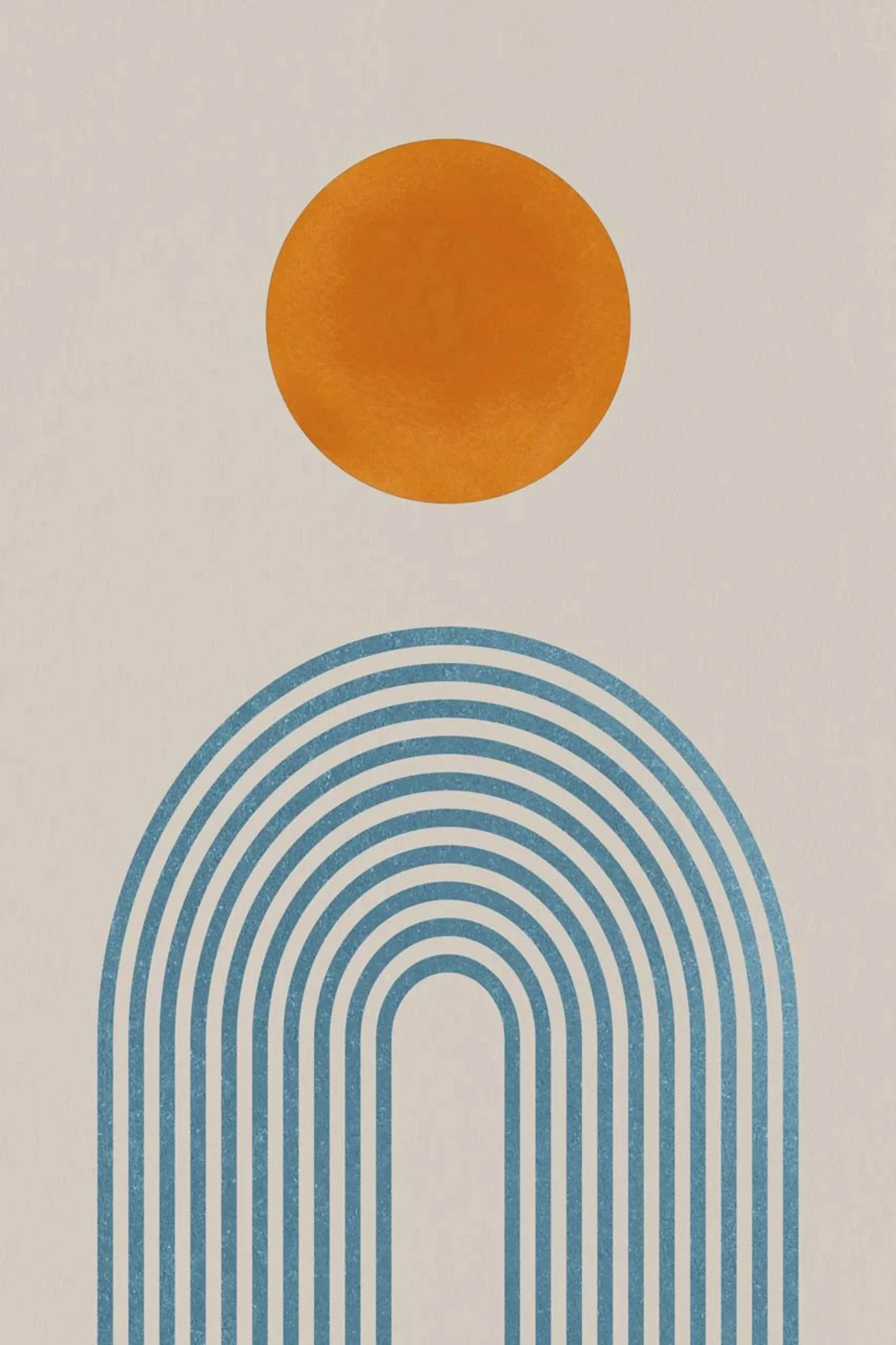 image LAND Canvas Orange Dot | Schubiger Möbel