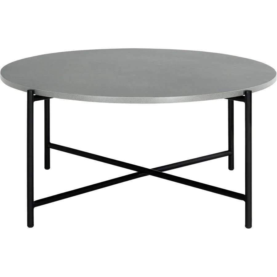 Beistelltisch Mao schwarz Metall H 35 cm