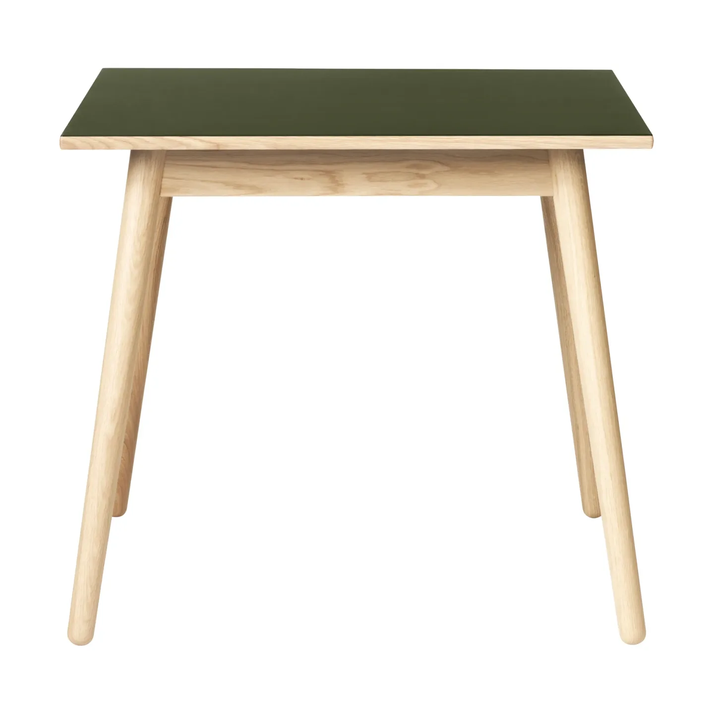 FDB Møbler C35A matbord 82x82 cm Olive linoleum-oak nature waterbased laquer