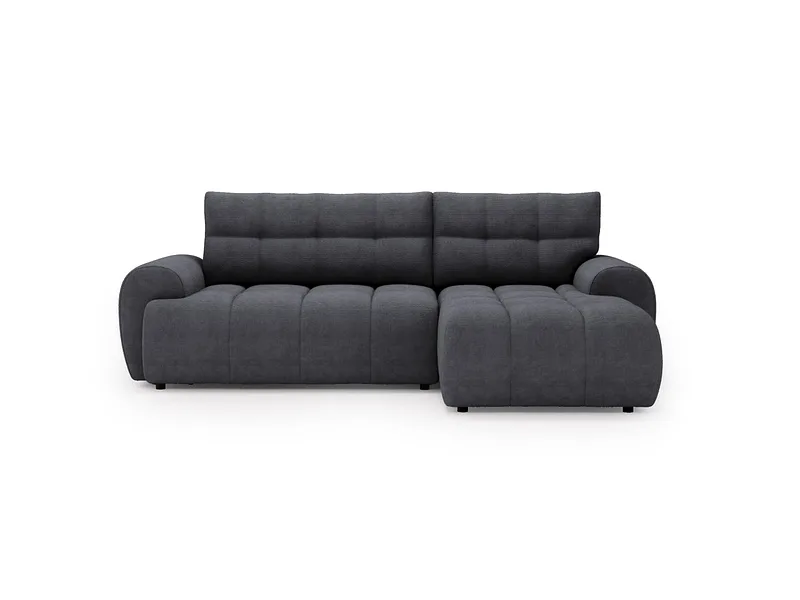 Ecksofa MINTY Stoff beton grau