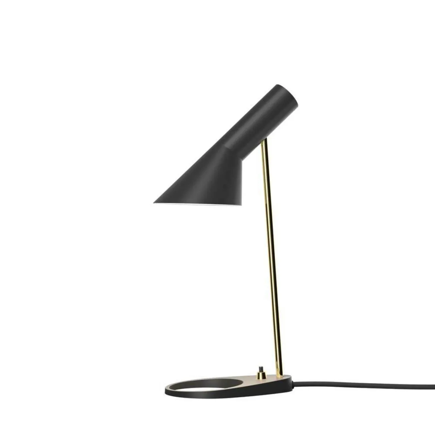 AJ Mini Tischleuchte Brass/Black - Louis Poulsen - Wohnzimmer - Metall