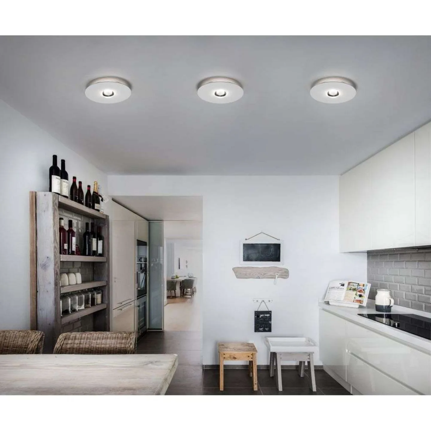 Bugia Single Deckenleuchte 2700K Weiß - Lodes - Wohnzimmer - Metall