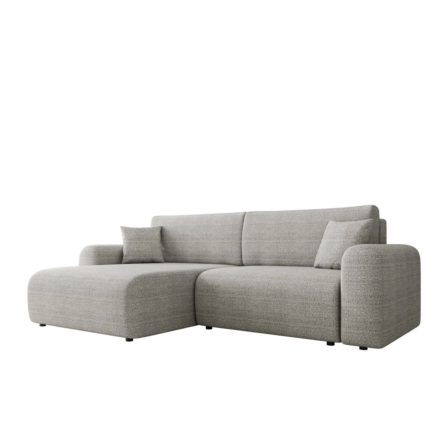 Brenor Bäddsoffa med Divan 3-sits - Ljusgrå