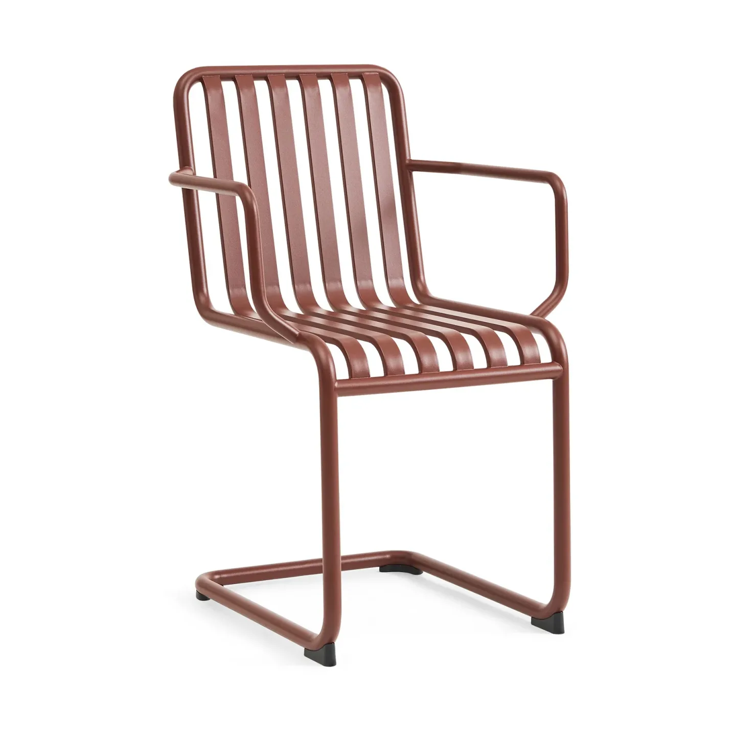 HAY Palissade Cantilever Armlehnstuhl Iron red