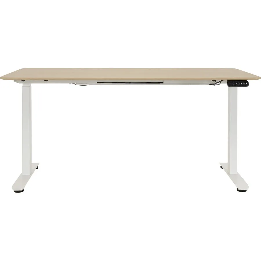 Schreibtisch Lario weiss MDF Höhenverstellbar B 160 T 80 cm