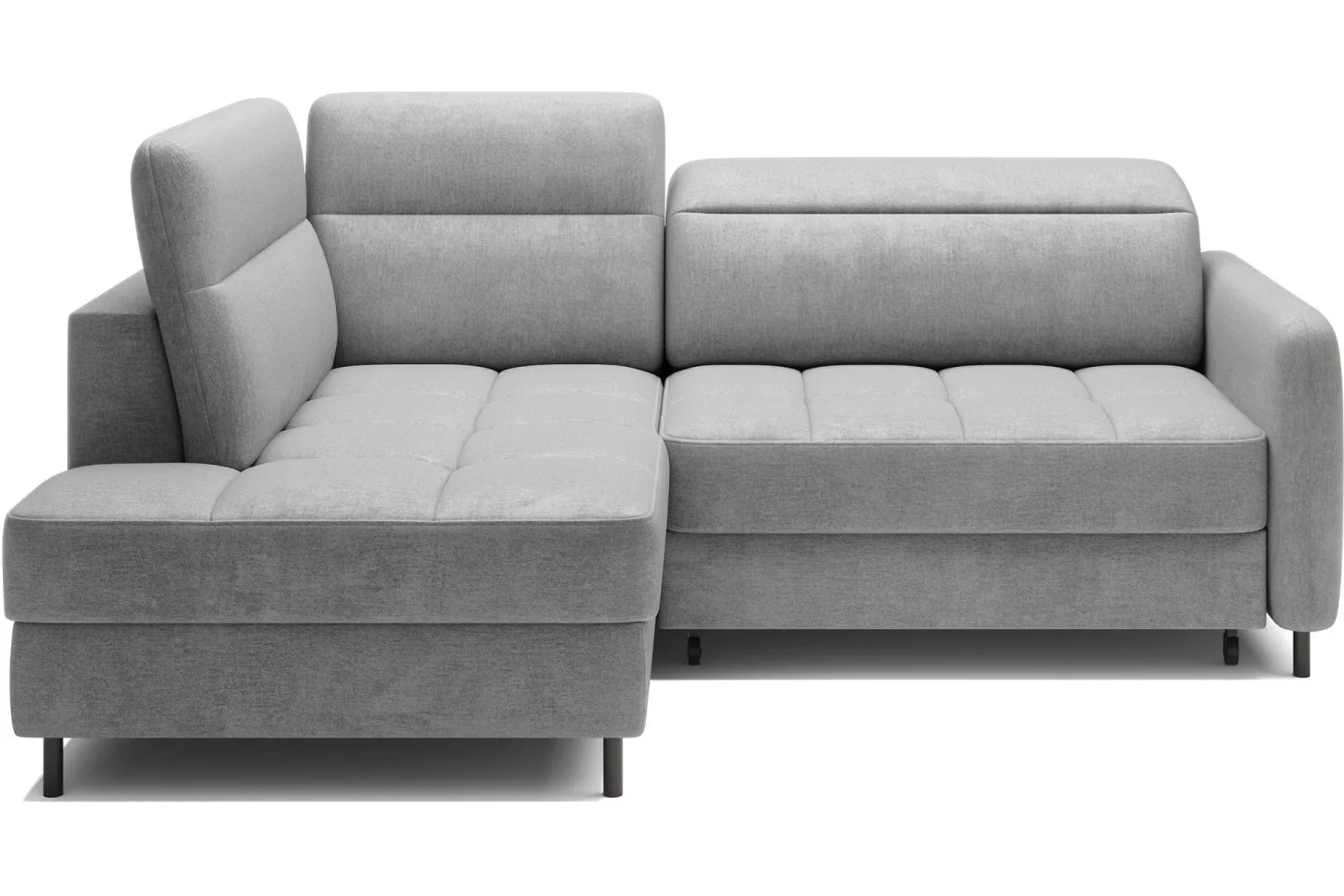 Masuo Bäddsoffa med Schäslong 3-sits - Grå