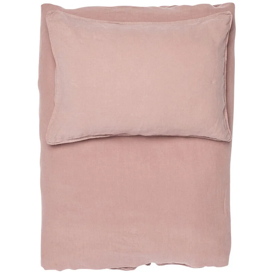 Lavie Oberleintuch Linus ash rose Leinen 240 x 270 cm