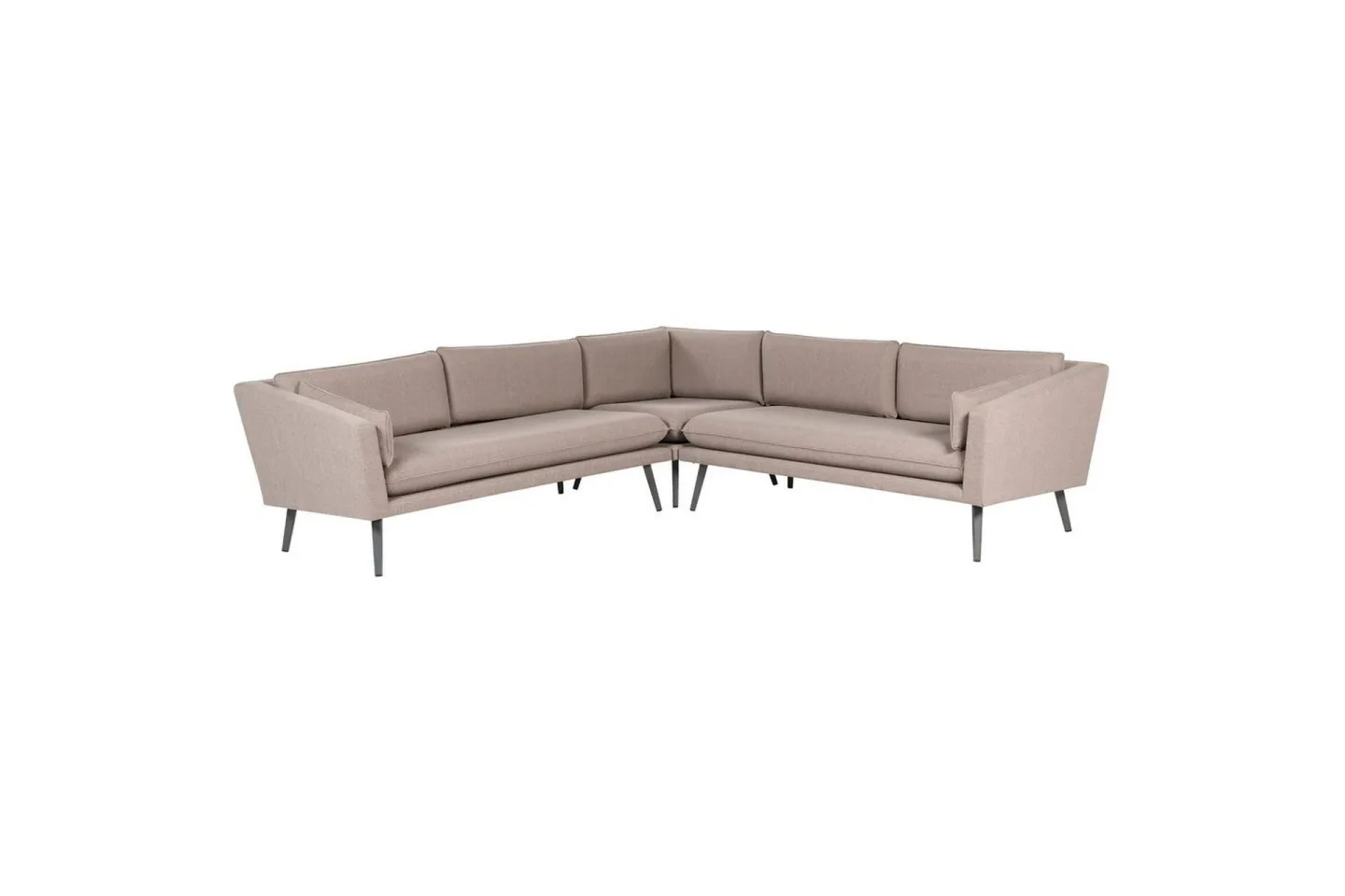 Hörnsoffa Loretello Beige/grå - Beige/grå