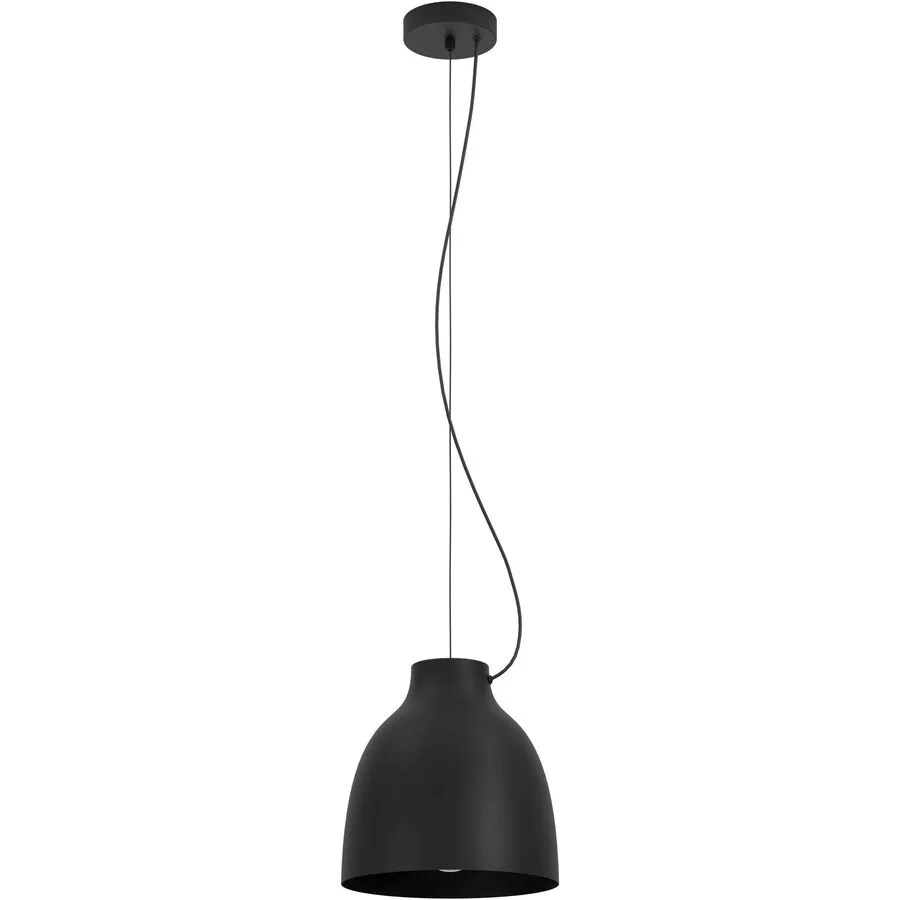 Eglo Pendellampe Camasca Schwarz Stahl 28 cm 110 cm