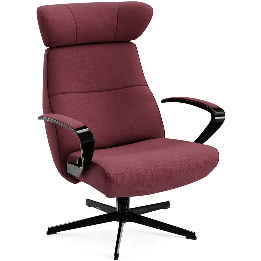 Conform Sessel Enno Pflaume, Schwarz Stoff, Aluminium T 163 B 81 H 99 cm - Möbel Konfigurator: Traummöbel individuell zusammenstellen