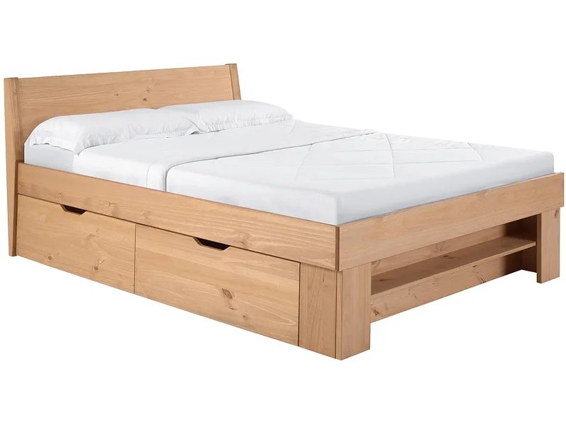 Bett SAHARA 140x200cm massives holz eiche