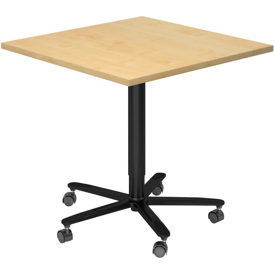 Schreibtisch Office Ahorn Holzwerkstoff Höhenverstellbar B 80 T 80 cm