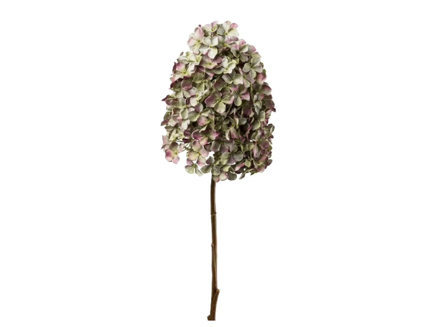 Gasper Kunstblume Hortensie Lila-Grün H: 83 cm | Schubiger Möbel