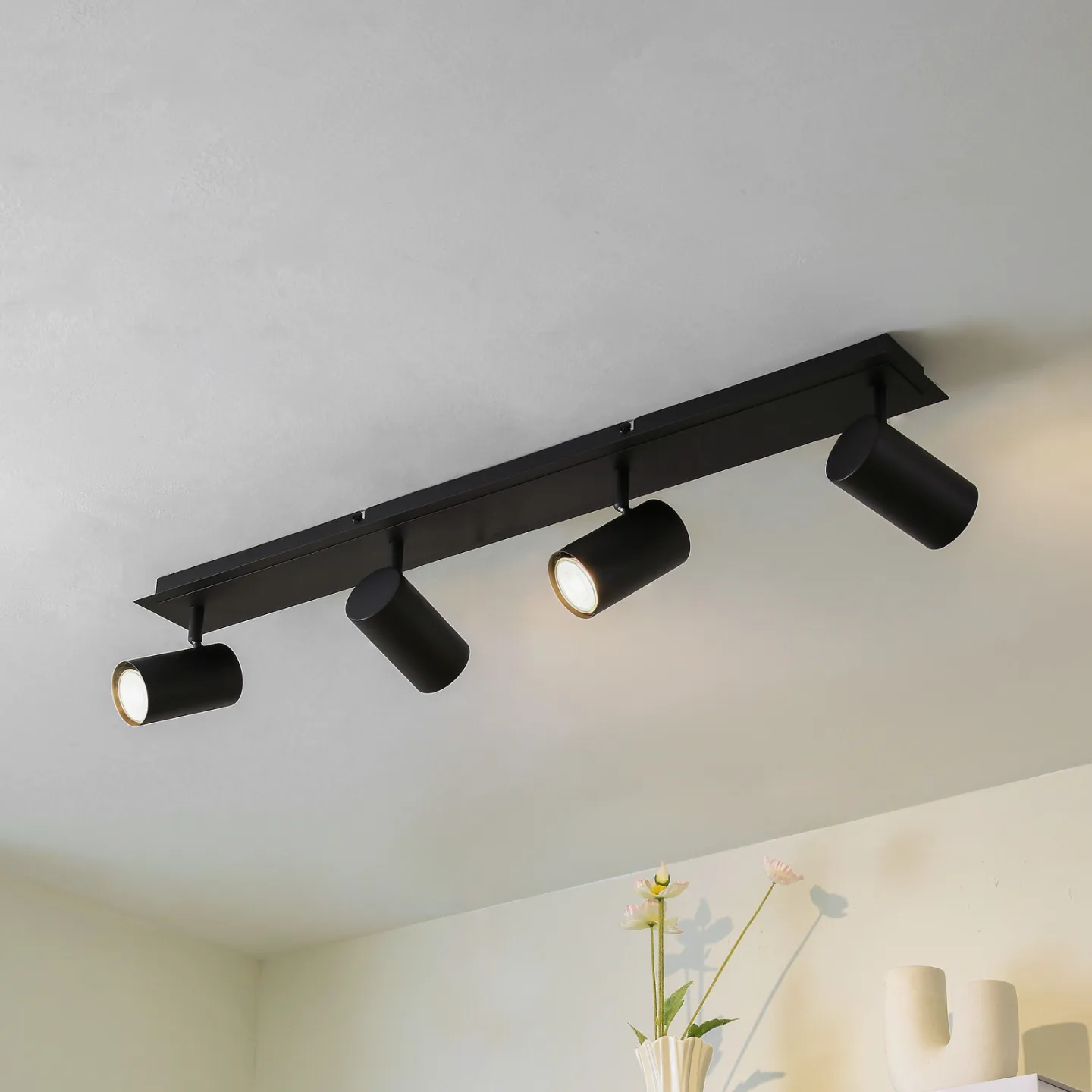 Joffrey 4 Taklampe L80 Black - Lindby - Stue - Moderne - Metall - Med flere lyskilder